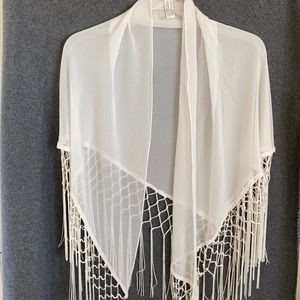 Sheer shawl
